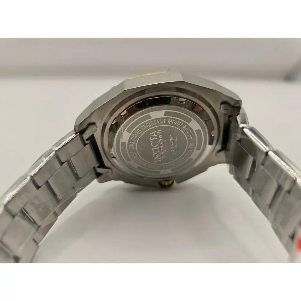 Invicta Men's 7299 Signature II Multifunction Black Dial Two Tone Steel Watch‎